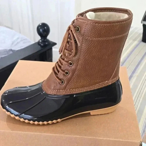 JBU Woman's Sporto Original Ariel Duck Boot Size 8.5 M Brown - Picture 3 of 4
